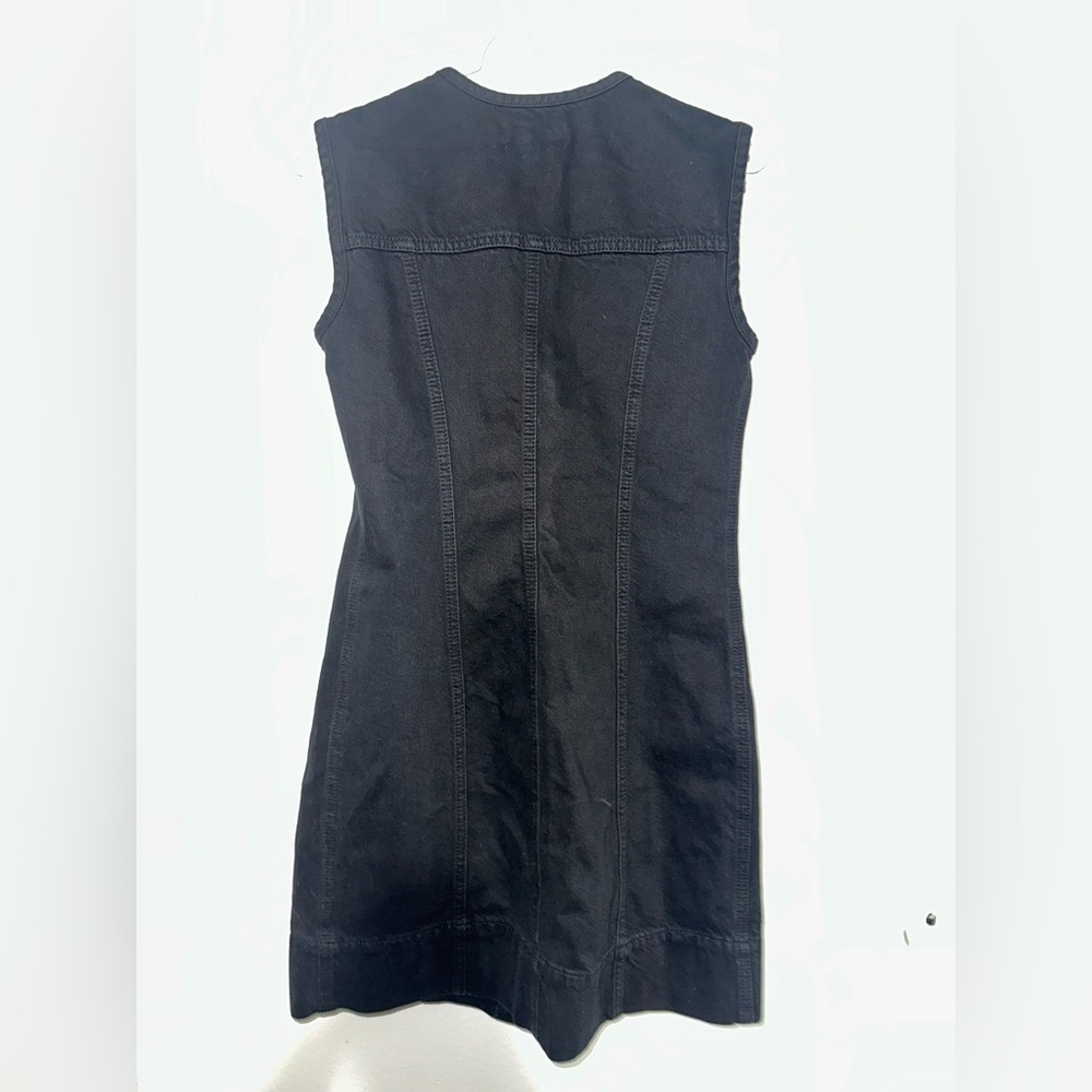 Frame Denim Black Button-Down Dress - Picture 5 of 5